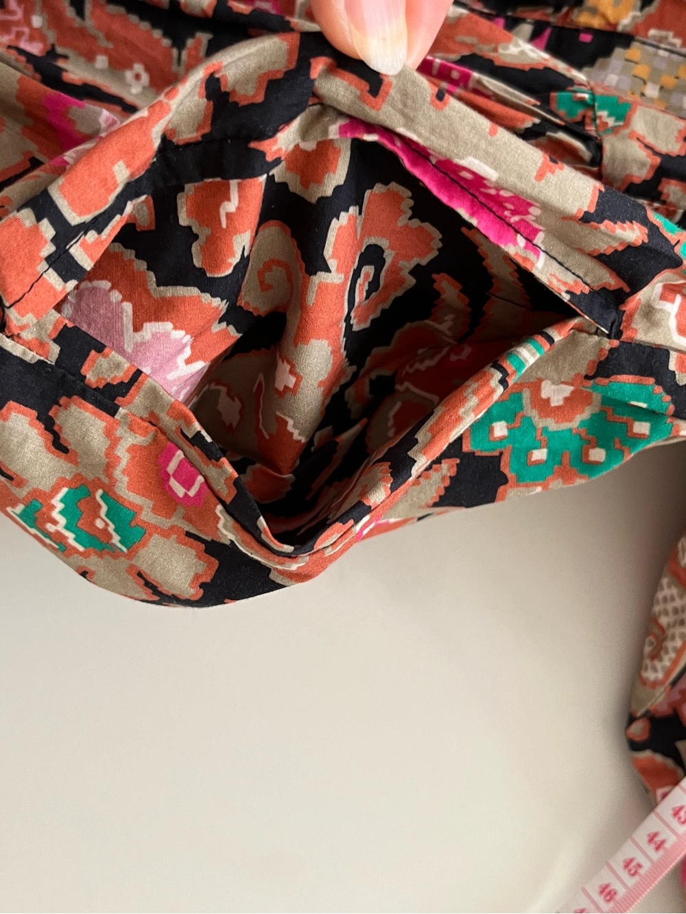 Love the label Floral Midi Dress with Pink and Black Paisley Print size M - Picture 4 of 14